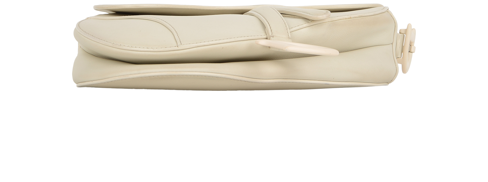 Saddle, &pound;2,600, Handbags, White, Leather, Top view